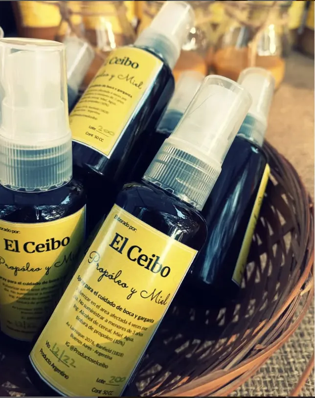 Spray de propóleo y miel El Ceibo 70 cc