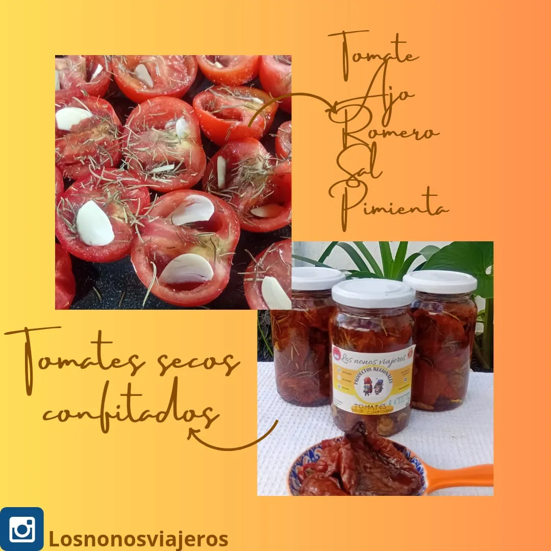 Tomates secos confitados LOS NONOS VIAJEROS