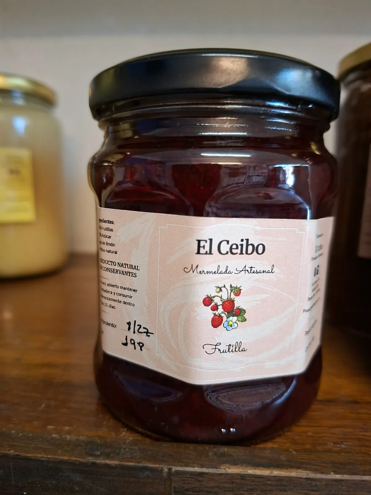 Mermelada de frutillas El Ceibo x 350 gr