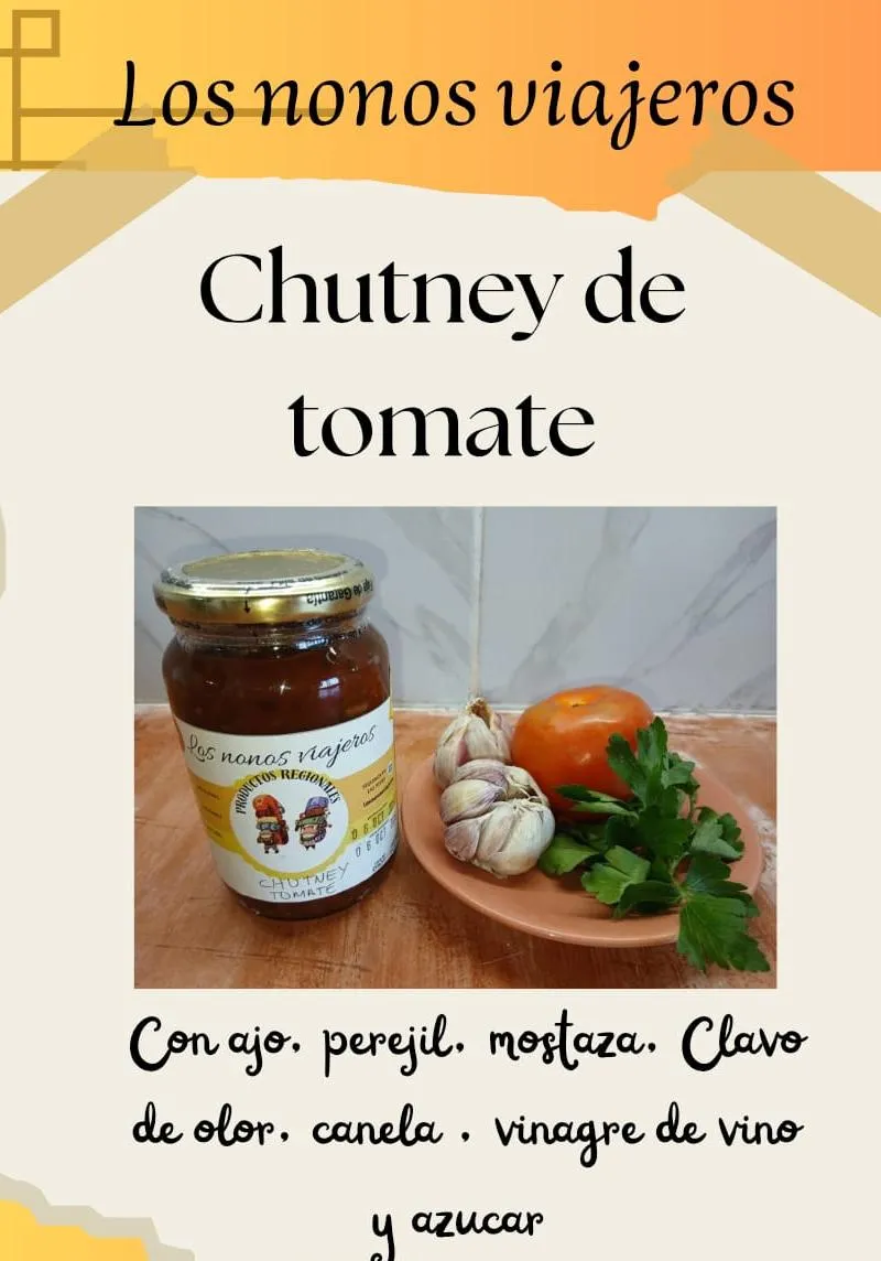 Chutney de tomate LOS NONOS VIAJEROS