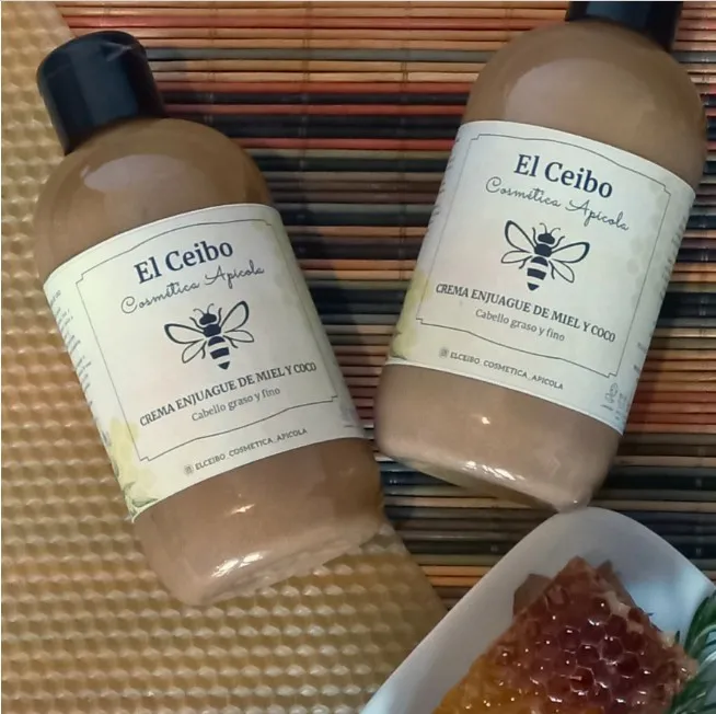 Crema de enjuague líquida coco y miel 250 cc