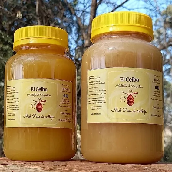 Miel pura El Ceibo x 2 K -pote plástico-