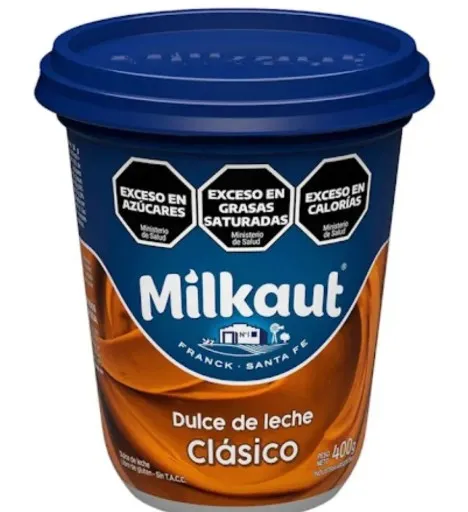 Dulce de leche MILKAUT clásico x 400 gr