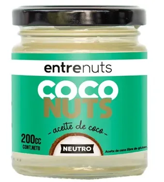 Aceite de coco NEUTRO ENTRENUTS x 200 cc