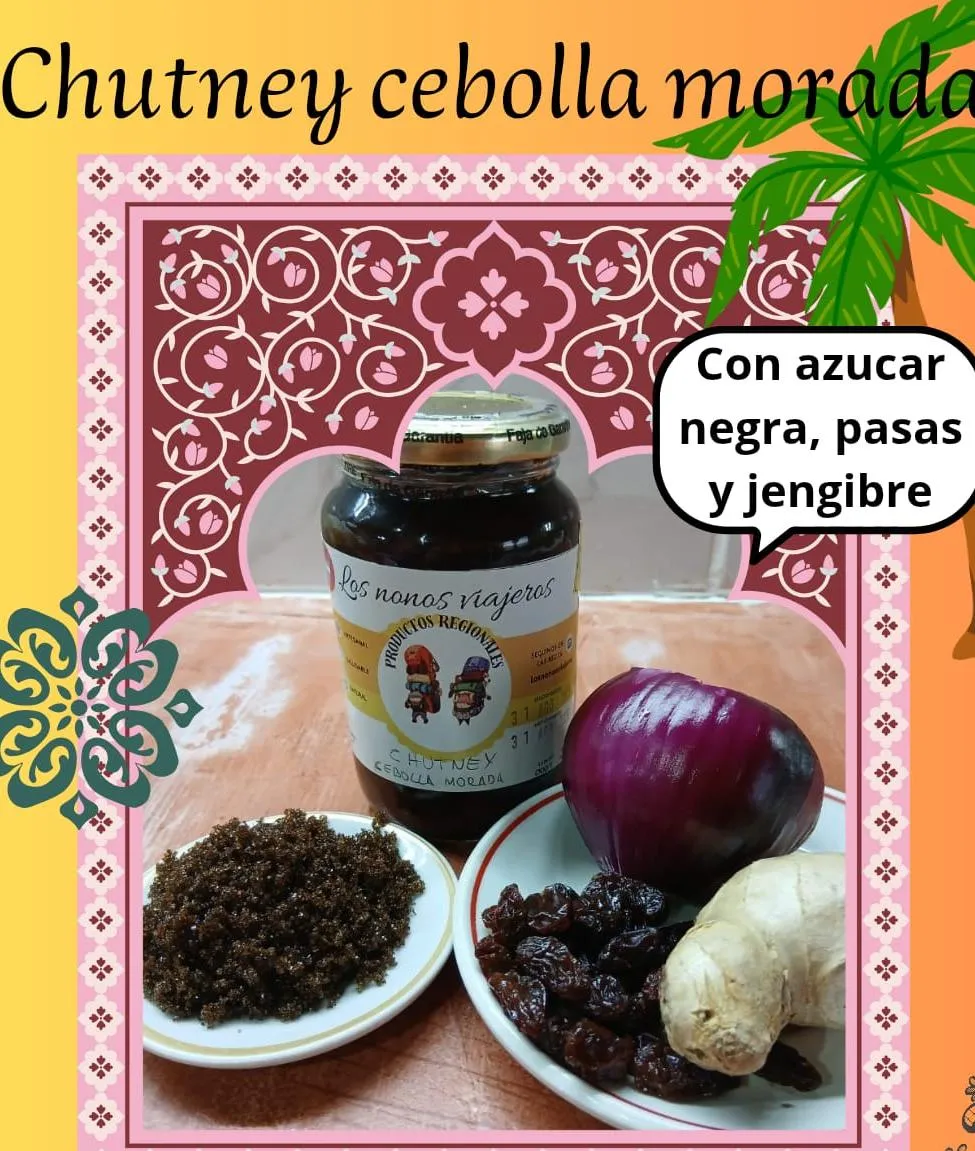 Chutney de cebolla morada LOS NONOS VIAJEROS