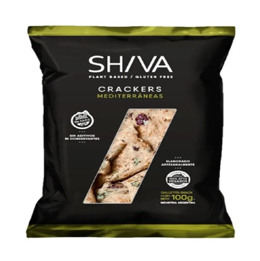 Crackers mediterráneas SHIVA x 100 gr