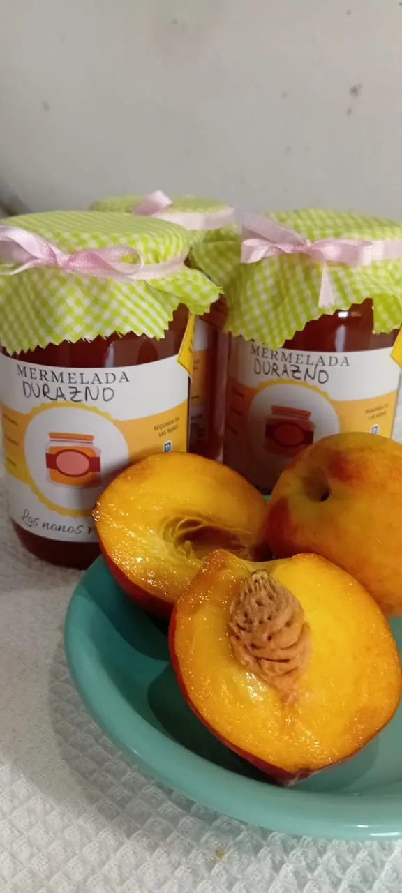 Mermelada de duraznos LOS NONOS VIAJEROS