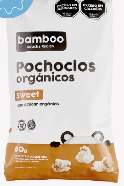 Pochoclo orgánico dulce BAMBOO x 80 gr