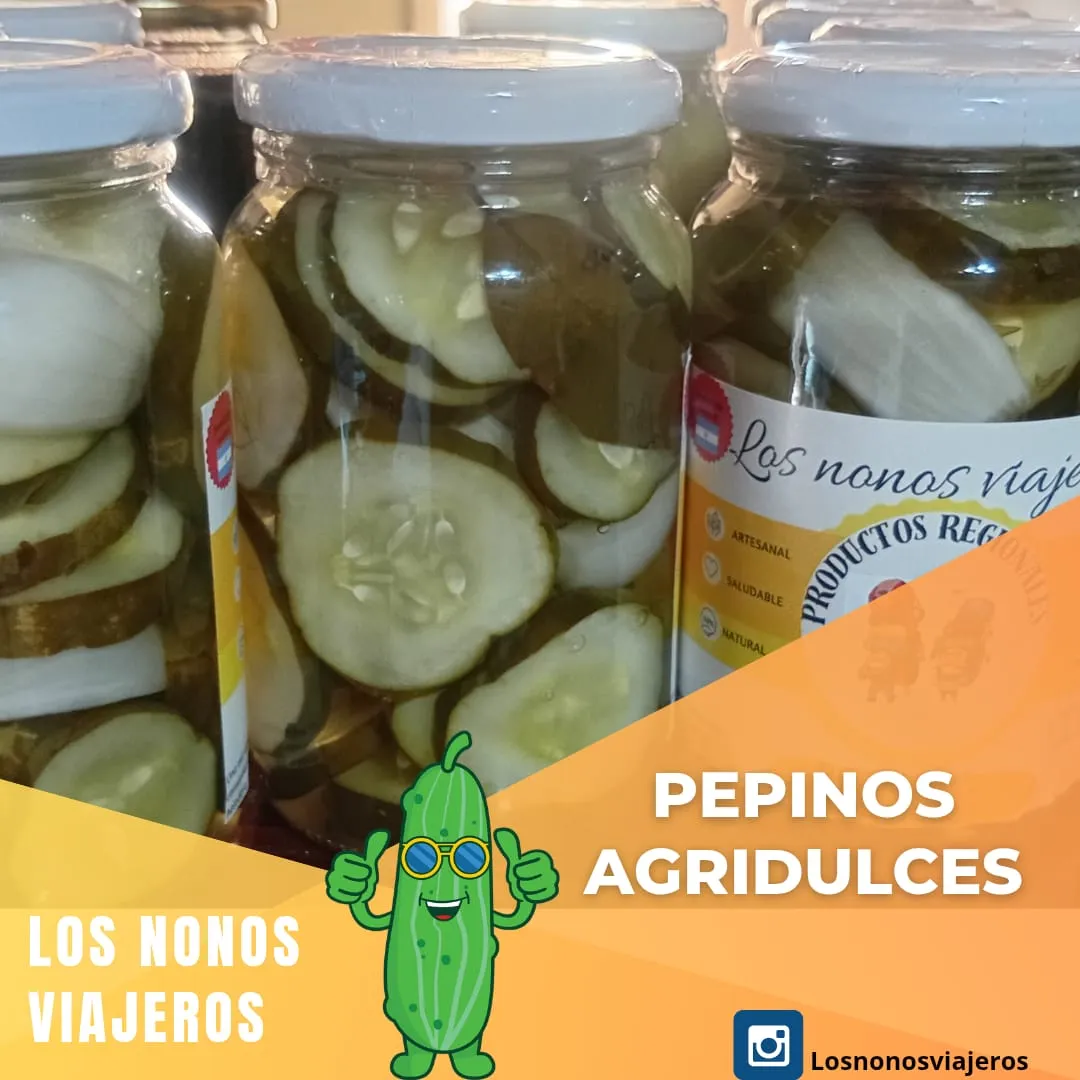 Pepinos agridulces LOS NONOS VIAJEROS