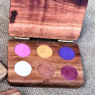 Box de sombras / maquillaje en crema multipropósito x 6