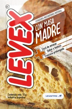 Levadura seca con masa madre LEVEX x 13 gr