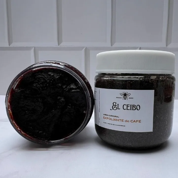 Jabón exfoliante corporal de café 150 gr