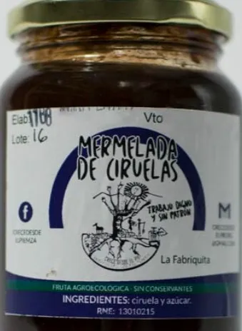 Mermelada de ciruela Manos del Pueblo