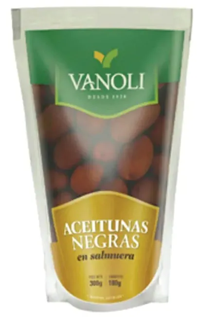 Aceitunas negras VANOLI 180/300 grs doypack