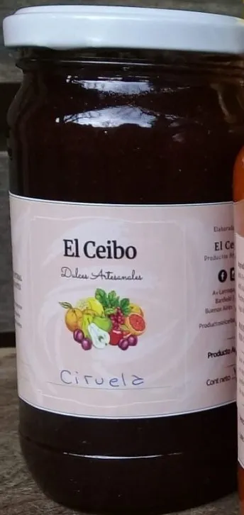 Mermelada de ciruela El Ceibo x 350 gr