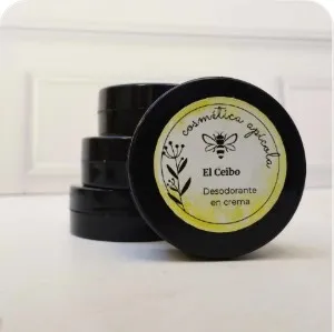 Crema desodorante de carbón y propóleo 40 gr