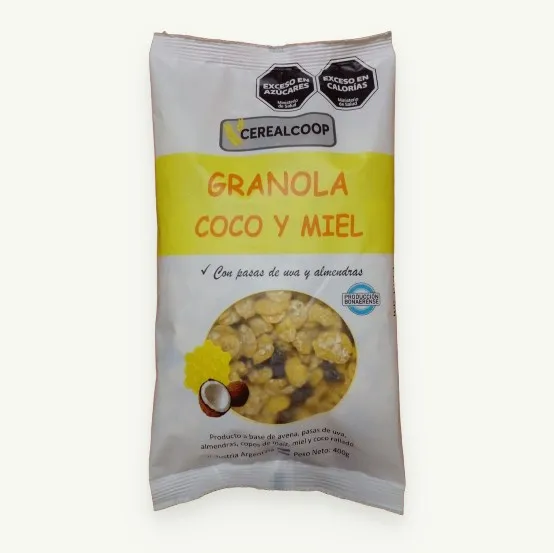 Granola con Almendras, Coco y Miel x 400 gr CEREALCOOP