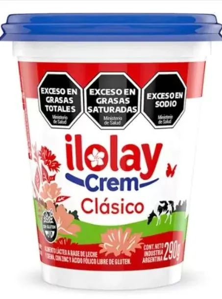 Queso Crem ILOLAY Clásico x 290 gramos