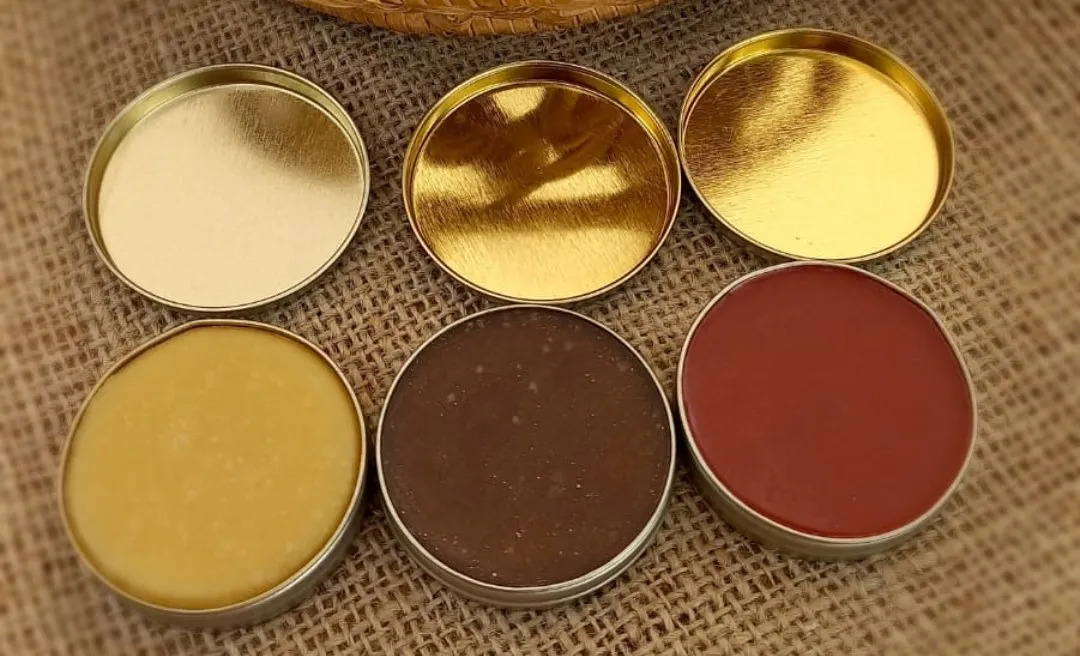 Bálsamos labiales de colores