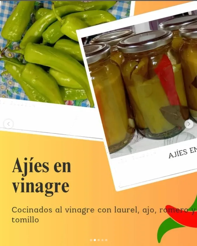 Ajíes en vinagre LOS NONOS VIAJEROS