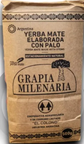 Yerba Mate GRAPIA MILENARIA 500 gr