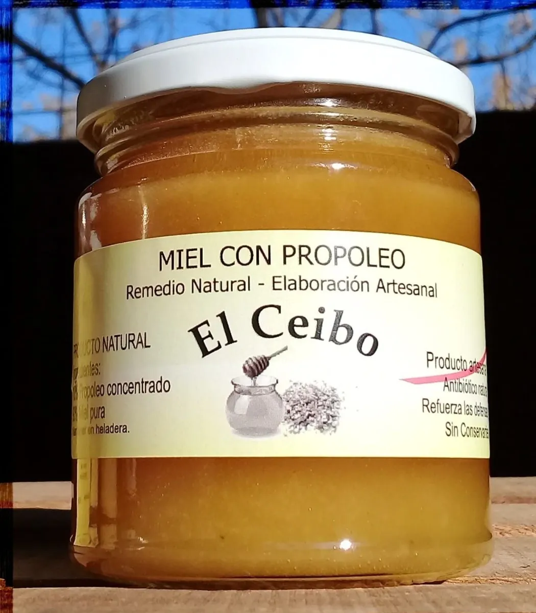 Miel con propóleo El Ceibo x 250 gr