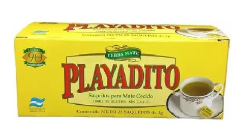 Mate cocido Playadito x 25 saquitos