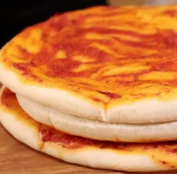 Prepizza de harina blanca