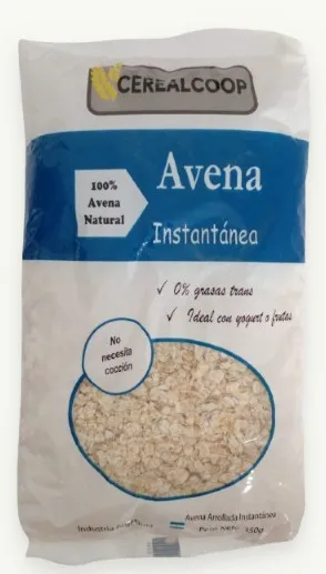 Avena arrollada instantánea Cerealcoop 350 gr