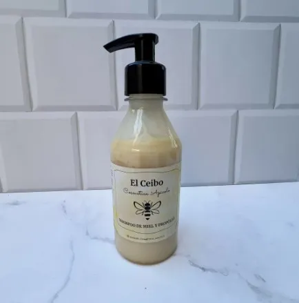 Shampoo líquido de miel 230 cc